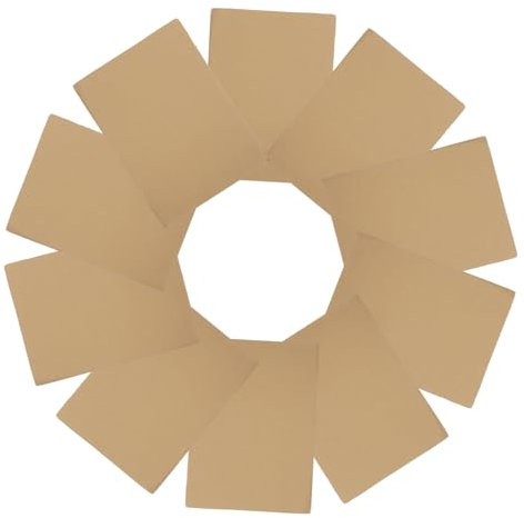 FOYTOKI 10blätter Wellpappe Blätter Für Versand Karton Diy Blätter Verdickter Karton Wellpappe Für Schutz Verpackung Leere Pappe Modellbau Displays Organisation Haushalt Kunstwerke