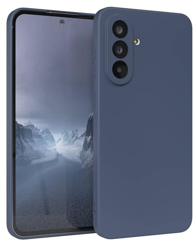 EAZY CASE - Silikonhülle für Samsung Galaxy A56 5G Hülle Silikon Case weich stoßfeste Handyhülle Schutzhülle mit Kameraschutz Dünn Premium Schutz Cover TPU Phone Bumper in Blau Petrol