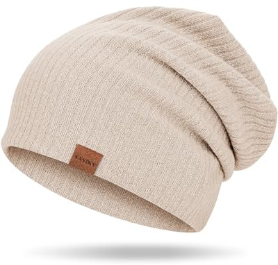 YANIKY Bonnet Beanie pour Hommes et Femmes, Bonnet Léger, Fin, Doux et Respirant pour Chimiothérapie, Bonnet Slouch Élastique