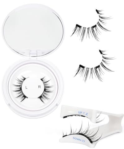 Obeyalash Manga Wimpern Magnetisch NatüRlicher Look Anime Lashes Magnetisch Magnet Eyelashes Wiederverwendbar Komfortabel and Leichtes Gewicht Easy to Wear for Beginners (Manga Lashes)