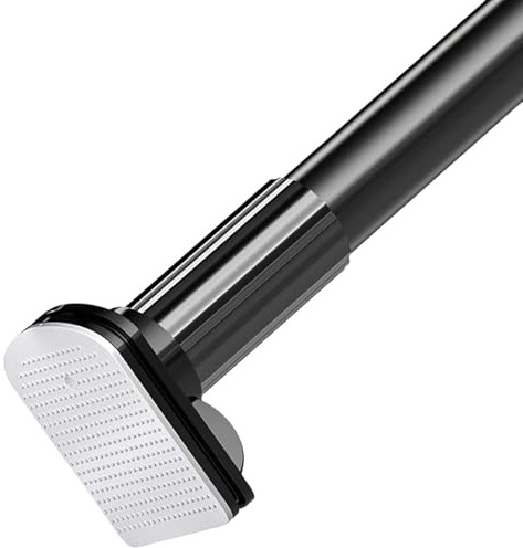 Asta per tende a tensione regolabile, senza trapano, design robusto a molla, antiscivolo, 120 cm, 174 cm, ideale per bagno e armadio, facile installazione ed elegante (colore: B)