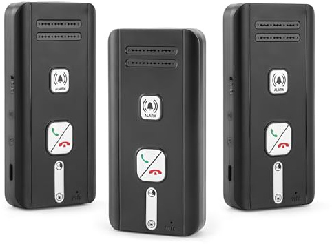 Wireless Intercom Systems for Home, 2 Way Magnetic Radio Full Duplex Communication Interphone Auto Answer Direct Talk Broadcasting 500m Range for Home Hospital Office Classroom (3 Pack)