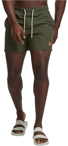 Urban Classics herr Badbyxor Block swim shorts