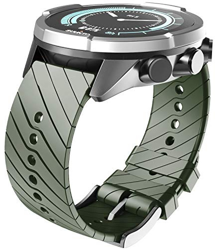 ANBEST Kompatibel mit Suunto 9 Baro/Suunto Spartan Band 24mm Ersatzarmbänder für Suunto GPS Smart Watch