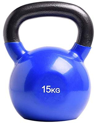 Kettlebells AGYH Gusseisen, Squat Krafttraining Gewichte, Hantel Hanteln, 4 Kg / 6 Kg / 8kg / 10 Kg / 12 Kg / 14 Kg / 15 Kg / 16 Kg / 18 Kg / 20 Kg / 24 Kg (Size : 15kg/33.1lb)