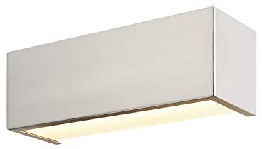 SLV Wandaufbauleuchte CHROMBO/Wand-Beleuchtung innen, LED Spot, Aufbau-Leuchte, Wandaufbauleuchte, Decken-Strahler / 590k 11W 590lm grau Stahl dimmbar, 1003317