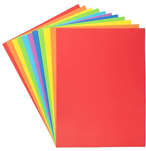 Baker Ross AX949 Fogli in Gommapiuma in Colori di Arcobaleno - Confezione da 20, Materiali Artistici Colorati per Attività Artigianali per Bambini
