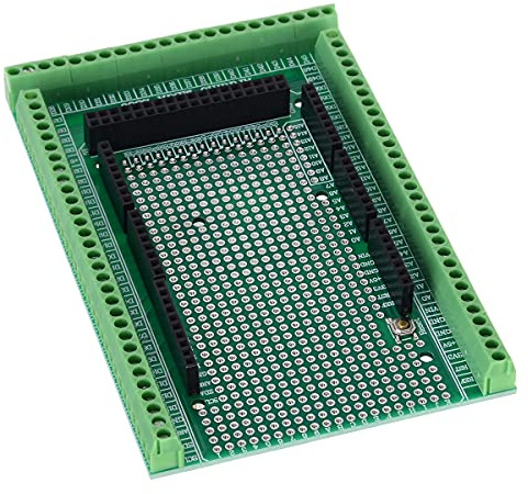 Chesoon Prototype Schraubklemmenblock-Schildplatte-Set, vorgelötete Abschirmung Leiterplatte für Arduino MEGA-2560 R3