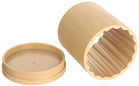 NKlaus Kerzen-Gießform Durchmesser: 6,5cm, Höhe: 7,5cm, Stern, 1 Stück | DIY Kerzenherstellung; Kerzenform