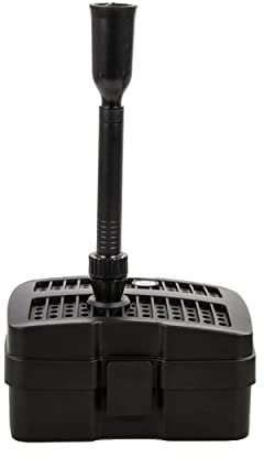 AquaForte GFU-5005 Pompe pour fontaine + 5W UV-C, Puissance 38W, Max. Hauteur de refoulement 2 mètres, Max. Débit 2 m3 par heure, Débit max. Taille de l'étang 2,5 m3, Raccord 13/19/25 mm