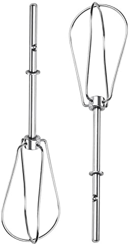 Luckxing Turbobesen Rührbesen, 2 Stück Handrührgeräte Turbobesen Rührbesen Schneebesen Optimale Schlag- Und Rührergebnisse, Handmixer Aufsätze Aus Edelstahl Langlebige Turbo Rührer, Küchenhelfer