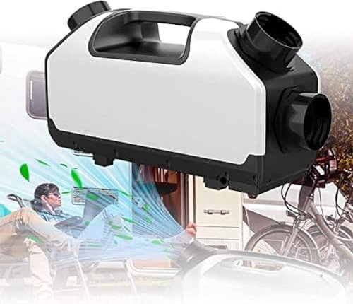 Condizionatore Portatile, Condizionatore per Camper da 700 W per Esterni con Volume d'Aria di 210 M³/h, Raffreddatore d'Aria per Tenda Mobile, 3 velocità del Vento A Basso Consumo Energetico per T