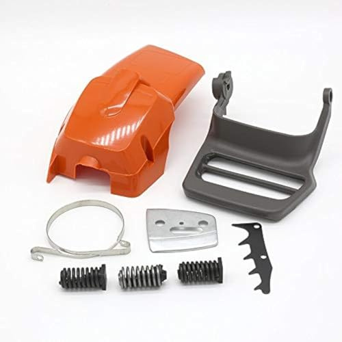 Luxuypon Top Zylinder Abdeckung Bremse Griff Puffer Feder Kit Kompatibel mit Hus-Husqvarna 350 340 345 346 346XP Kettensägen-Ersatzteil