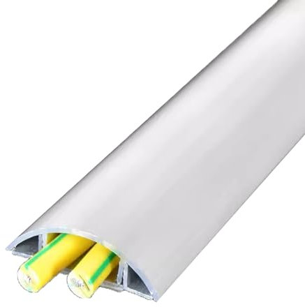 Canalina Passacavi Pavimento Spegnicavo, Sistema Di Gestione Cavi Di Grande Capacità For Parete, Copricavo For TV Montata A Parete, Kit Canalina Copricavo Autoadesivo, Sistema Nascondicavo ( Colore :