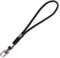 trage.band Correa ajustable para muñeca con mosquetón, color negro