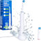 OptiSmile® Brosse à Dents Électrique avec 3 Modes de Brossage | Brosse à Dents Électrique 8800 Rotations par Minute | Brosse à Dents avec Minuteur Intelligent, incl. 2 Têtes de Brosse | Blanc