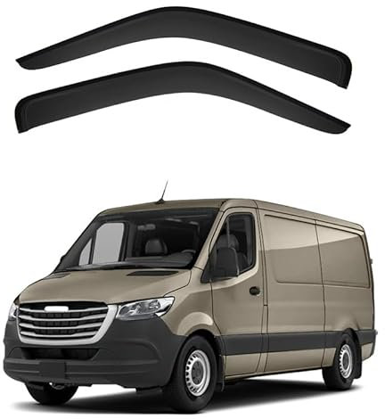 GuanLL Auto-Windabweiser für Freightliner Sprinter MK3-VS30 2019+,Sonnenblenden/Regenschutz/Windabweiser/Tür-Windabweiser