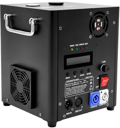 Pyrotechnikmaschinen 700W Professionelle Kalter Bühnenmaschinen-Effekt Feuerwerksmaschine Stage Spezialeffekt Machine Bühnenausrüstung Spezialeffekt Maschine für Big Show Hochzeitszeremonie Bar usw