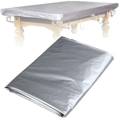 ERERE Billard-Billardtisch-Staubschutz, PVC-Billard-Abdeckung, 7/8/9/10/12 Fuß, vollständiger Schutz, elastische Kanten for Billard und Billardtische(2.9X1.6M)