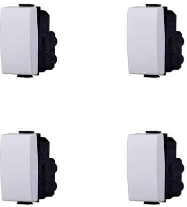 Deviatore compatibile Bticino Matix 1p 16A colore bianco 4PZ