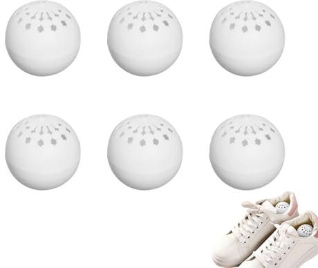 Palline per scarpe da ginnastica, deodorante per scarpe, palline da ginnastica, 6 pezzi, anti-odore, deodorante per borse da palestra, deodoranti e deodoranti per Wardro