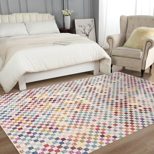 RUGMRZ Outdoor Teppich Klein Flickenteppich Waschbar Mädchen Schlafzimmer Teppich Garderobe Multi-Size-Teppich Teppich Für Kinderzimmer Kinderzimmer Teppiche Mädchen 160X230CM