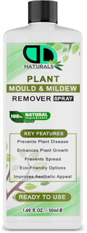 DD Teck Plant Mould & Mildew Remover Spray – Eradicates, Controls & Protects | Ready to Use Natural Fungicide for Flowers, Fruits, Veg & Shrubs | Indoor & Outdoor Plant Protection & Growth (50ml)