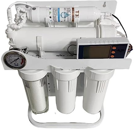 EDEDE Filtros de ósmosis inversa, TDS Computer Board Stand Smart 400G purificador de Agua, Nivel 5 filtrado Ro de ósmosis inversa Cocina máquina de Agua Pura para Debajo del Fregadero, Cocina casera