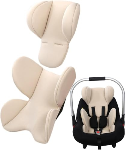Mayhug Inserto per seggiolino auto per neonati, accessori per seggiolino auto, supporto per la testa del seggiolino auto, supporto per il corpo, poggiatesta morbido per passeggino, cuscino per sedile