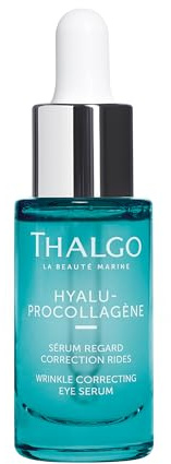 THALGO rynkkorrigerande ögonserum – anti-rynk ögonvård med hyaluron & Marine Pro-collagène, 15 ml