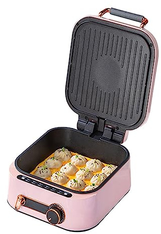 Plaque de cuisson électrique avec chauffage double face et contrôle indépendant de la température pour une cuisine polyvalente