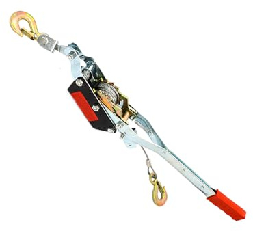 Argano Manuale, Tensionatore Manuale per Cavo in Acciaio, Tiratore Per Telaio Con Doppio Ganci, Per Traino Recinzione Tiratura Crimpatura Giardinaggio Imballaggio Inquadratura