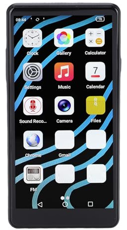 Eminchu MP3-spelare, WiFi MP4-spelare, 4,99 Full Touch Screen Player 64GB ROM med 1080P 120Hz, 16MP Kamera, FM-radio, Perfekt för Musik och E-bok