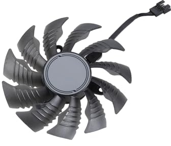 QUEENYARD Ventilador de refrigeración para tarjeta gráfica de 4 pines DC12V para RTX3070ti 3080 3090, gestión eficaz del calor en sistemas informáticos T129215SU Ventilador de tarjeta gráfica de