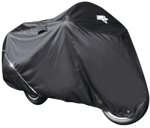 Nelson Rigg USA Defender Extreme Motorcycle Cover; Waterproof; Outdoor All Weather; Fade Resistant; Ventilated; Reflective; Lock Grommets; Storage Bag (Large)