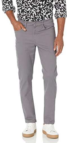 Amazon Essentials Men's Slim-Fit 5-Pocket Stretch Twill Trousers