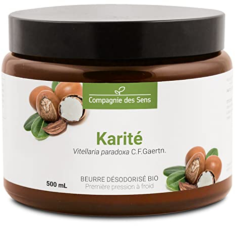 Beurre de Karité désodorisé - Beurre Végétal BIO - Pot en verre