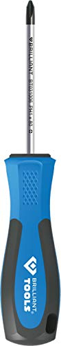 BRILLIANT TOOLS BT031006 Tournevis cruciforme, PH1 x 80 mm [Powered by KS TOOLS]