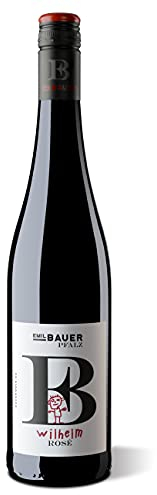 Emil Bauer „Wilhelm“ Rosé, Trockener Roséwein aus der Pfalz (1 x 0.75l)