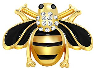 Andante CHUNK Click-Button Druckknopf für Chunk-Armbänder, Chunk-Ringe und andere Chunk-Accessoires - Biene