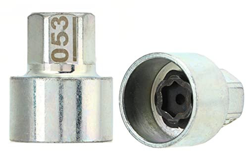 Presa Antifurto Lugnut, Bullone Chiave di Blocco Ruota Sostituzione Presa Antifurto Lugnut per 1 3 5 6 7Series X1 X2 X3 X4 X5 X6 Z4 052 (053)