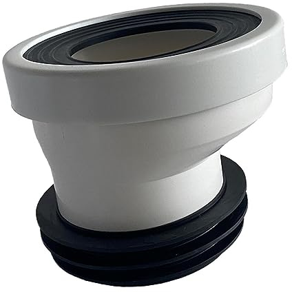 YUSSEQDD Tub Waste Drain System Straight Offset Toilet Flange Connector Sturdy and Durable, Shift 2.5cm
