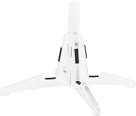 Clarinet Stand, Detachable 4-Leg Base with Velvet Protection Holder, Instrument Stand ABS Plastic for Musicians Home Practice Music Classrooms Stage Performance