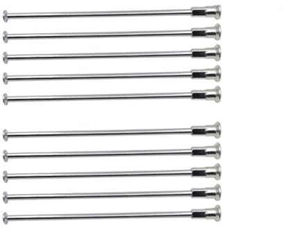Finoti Fahrradspeichen 40 Stück 8G Durchmesser 4,0 mm Straight Pull Head Motorrad Speichen 45# Oberfläche Splitter Motocross Speichen Speichen (Color : Length 146mm)