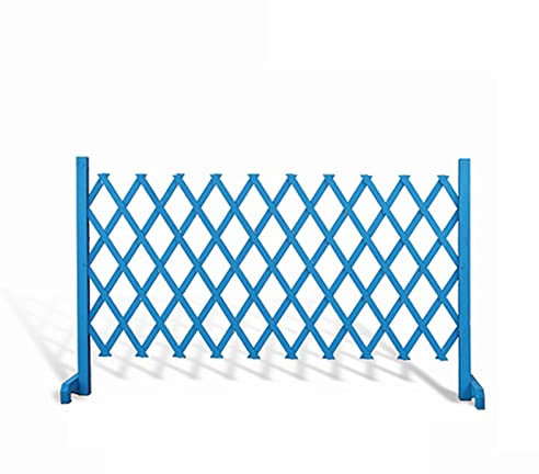 Grandes barrières extensibles en bois pour jardins et patios extérieurs - Garde-corps amovibles pour clôtures d'animaux et barrière décorative en treillis