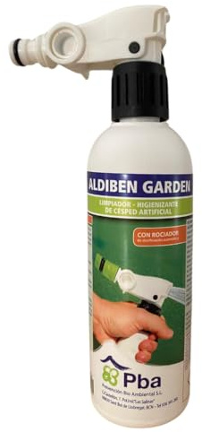 Higienizador para Césped Artificial | Limpia, Perfuma e Higieniza | Limpiador de cesped artificial Concentrado con dosificador automático | Hasta 400m² | Aroma a hierba recien cortada