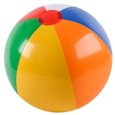 Pallone Da Spiaggia - Pallone Da Spiaggia Gonfiabile Gigante | Pallone Per Sport Acquatici Arcobaleno, Palloni Da Spiaggia Sportivi Di Grandi Dimensioni, Pallone Gonfiabile Colorato Arcobaleno, Gioco