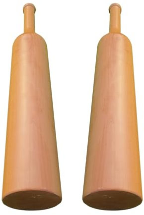 LXLZYXSF Clubbell Set di Mazze Indiane Legno Barre per L'allenamento della Forza del Braccio, Singolo Club 5,5 Libbre 7,7 Libbre Pesi, Resistente Campane del Fitness Club(Each Club 7.7lbs/3.5kg)