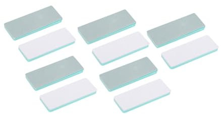 Fenteer 10 Pieces Sanding Paper Grinding Flexible Versatile Handmade Sandpaper Block Sand Paper for Glazing Pot Brush Furniture Wood, 1000 5000