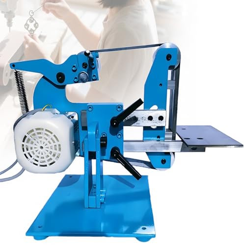 Ponceuse électrique à bande et polisseuse multifonction pour bricolage et utilisation professionnelle, puissance de 750 W, double design vertical/horizontal, corps en acier durable